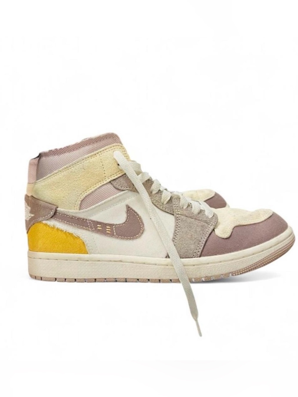 (EUC)Women’s Nike Air Jordan 1 Mid SE Craft “Taupe Haze” Size 7 Men’s 9 Women’s